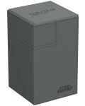 Κουτί καρτών  Ultimate Guard Flip`n`Tray 100+ XenoSkin - Monocolor Grey (100+τεμ) - 1t